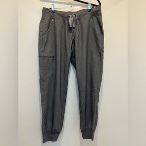 FIGS Zamora Jogger Scrub Pants - Graphite Medium Petite